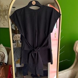 Eloquii Black Top w/Faux Sash